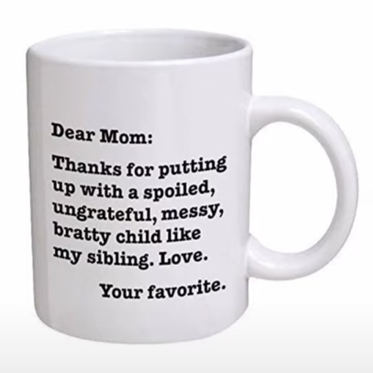 Dear Mom Coffee Mug