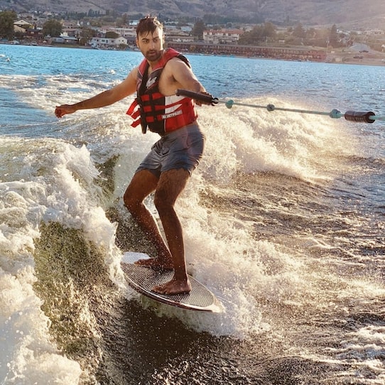 Abdul Samad Wake Surfing