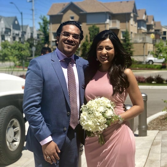 Anik Singal with gracious, Wife Andrea Singal 